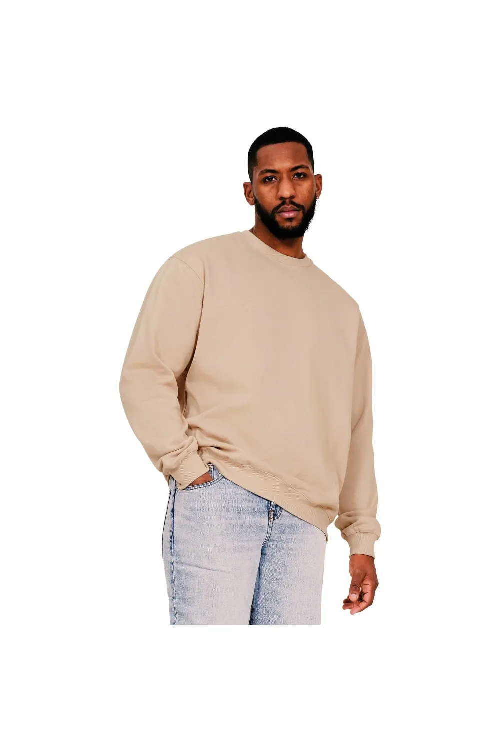 

Толстовка оверсайз из хлопка кольцевого прядения Casual Classics, коричневый
