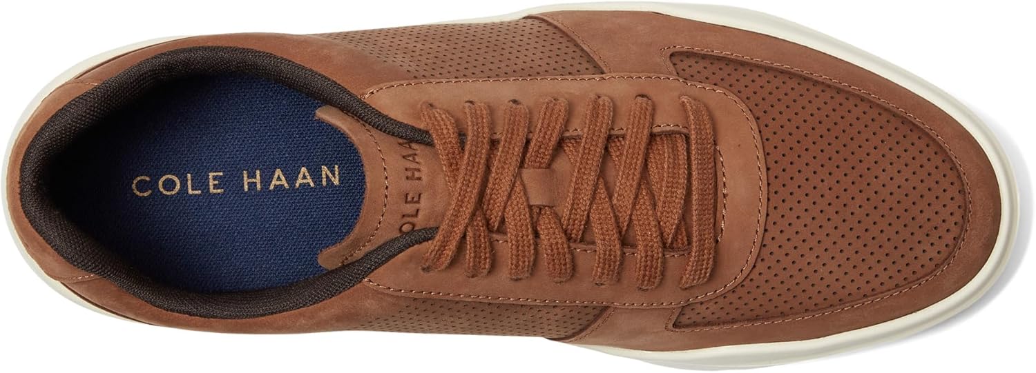 Мужские кроссовки Cole Haan Grand Crosscourt Modern с перфорацией, British Tan — фото 4