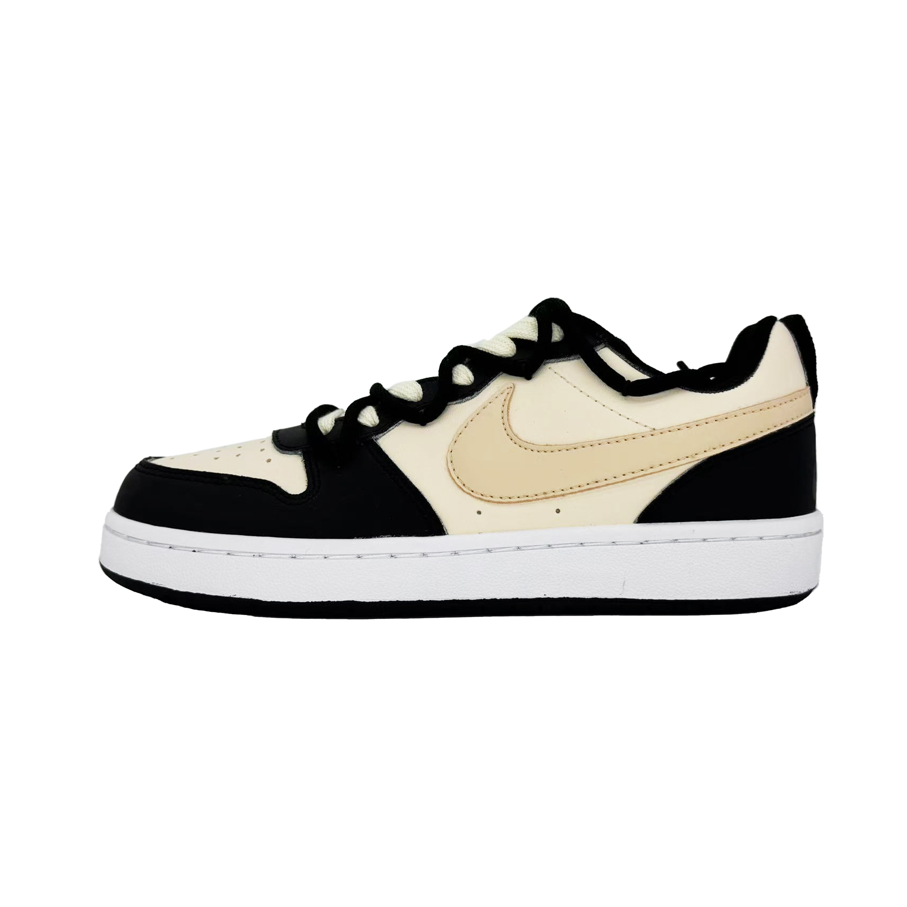 

Детские кроссовки для скейтбординга Court Borough Low 2 с противоскользящей подошвой и износостойкими подошвами для подростков Nike, желтый