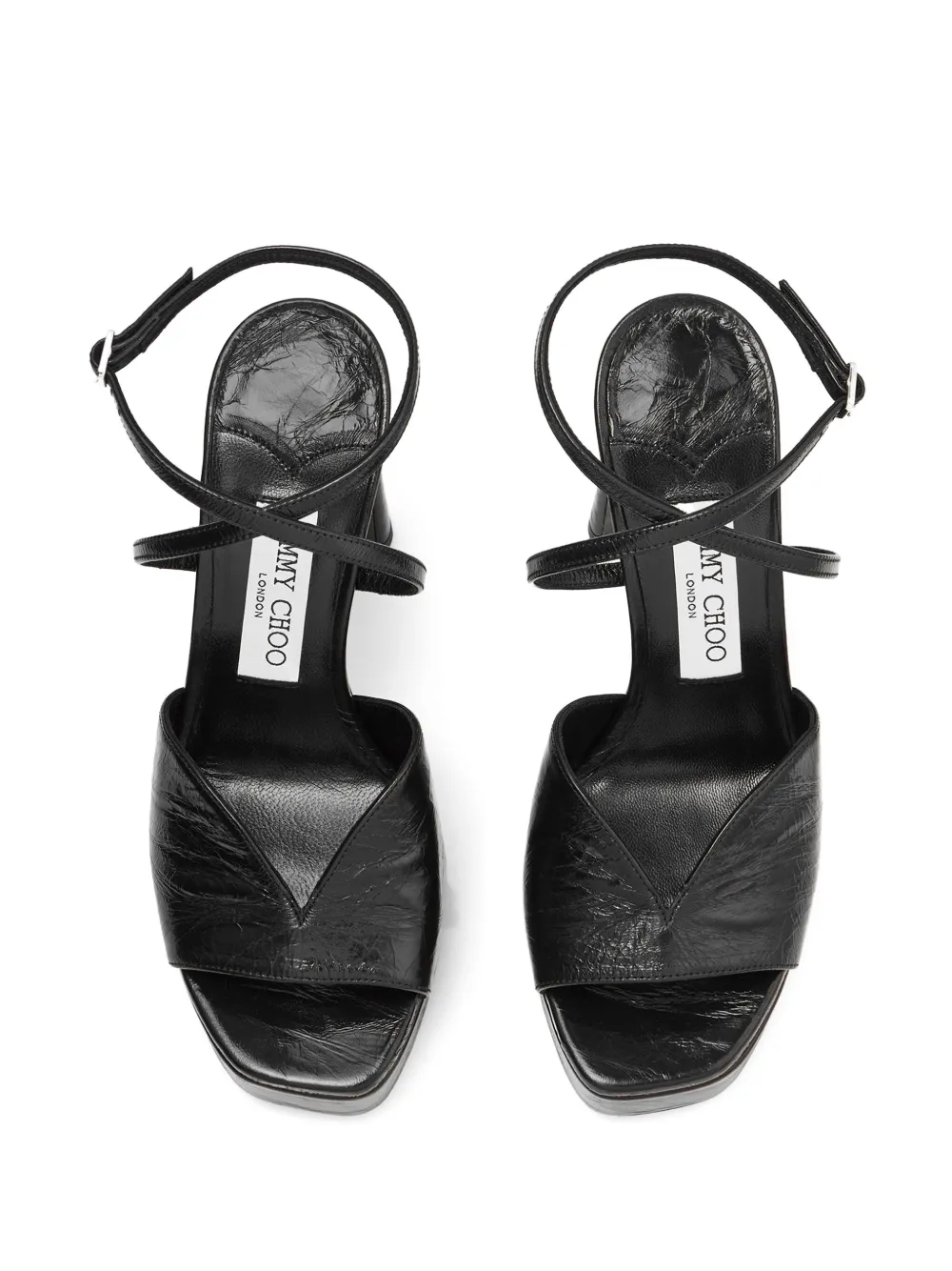 Босоножки Karli 125 JIMMY CHOO, черный — фото 4
