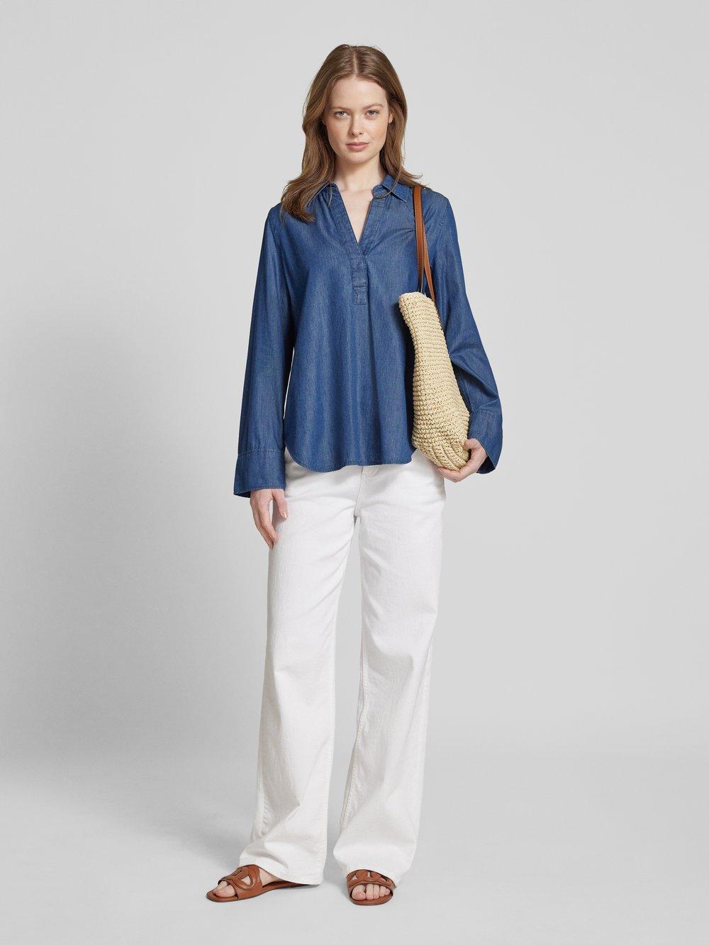 

Джинсовая блузка свободного кроя из смеси хлопка и лиоцелла Marc O'Polo