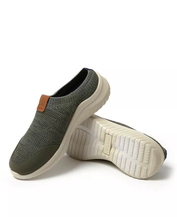 Женские трикотажные сабо без шнуровки Gracie Sport Dearfoams, зеленый — фото 4