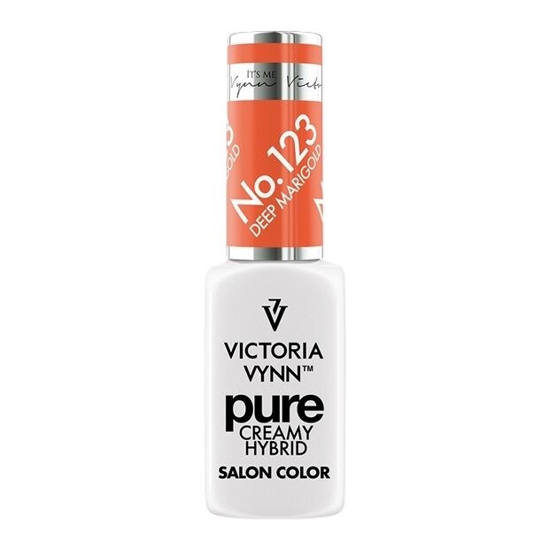 

Лак для ногтей Victoria Vynn Pure Creamy Hybrid 123 Deep Marigold, 8 мл