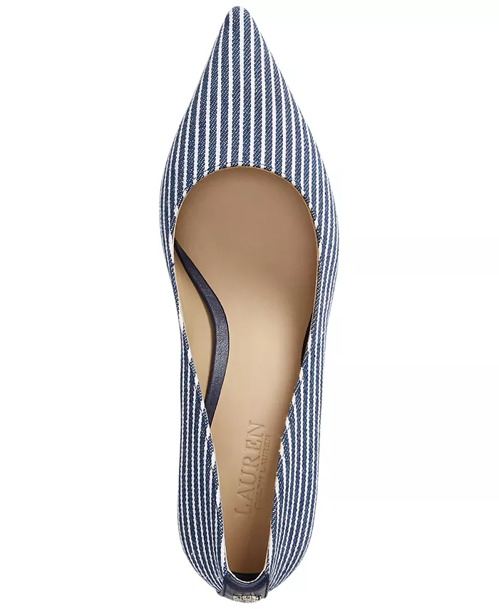 Женские туфли-лодочки Adrienne с острым носом Lauren Ralph Lauren, синий — фото 4