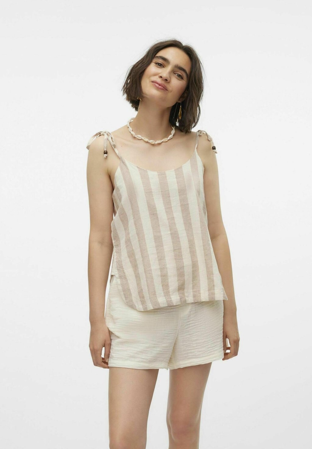 

Топ VMLINA Vero Moda, бежевый