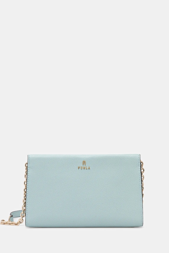 

Кожаная сумка Furla, бирюзовый