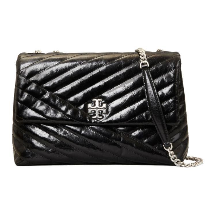 

Tory Burch Женская сумка через плечо Kira из овчины, большая, черная