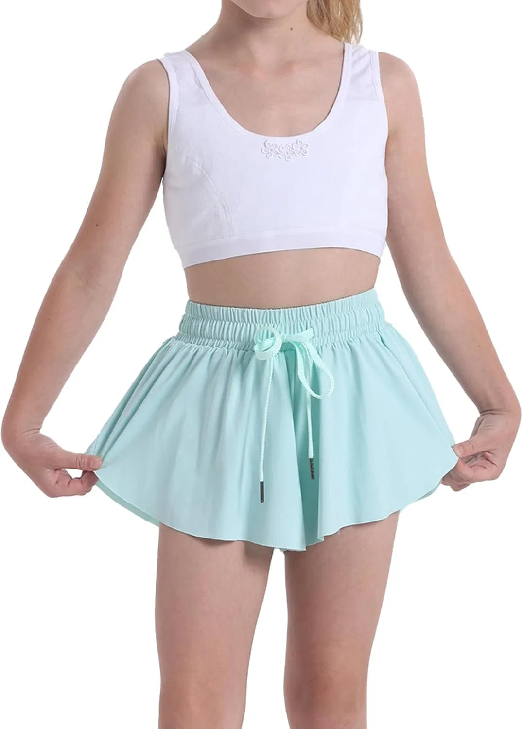 Шорты для девочек Flowy Shorts, Heyielda, Mint
