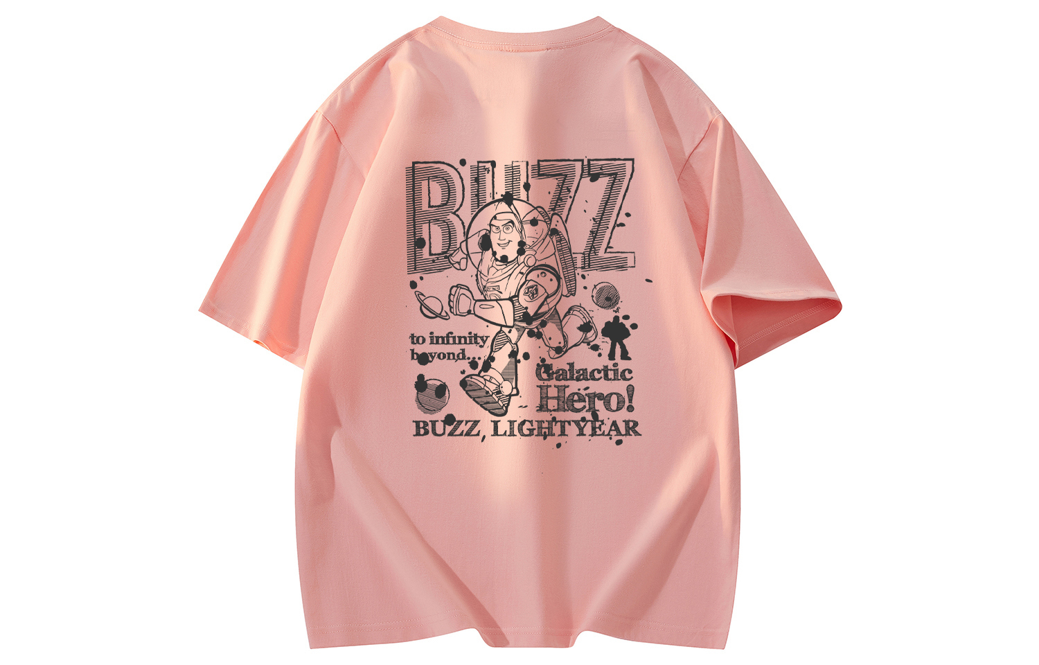 

Футболки унисекс с круглым вырезом, узкий прямой крой Disney, розовый