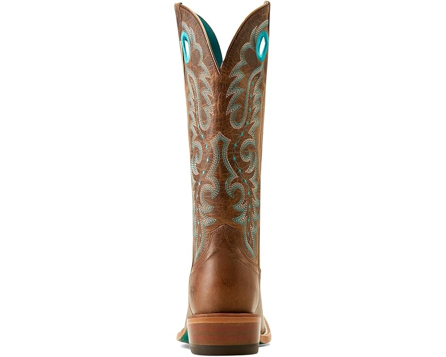 Сапоги женские Ariat Starlight ковбойские с вышивкой, коричневый/голубой — фото 4