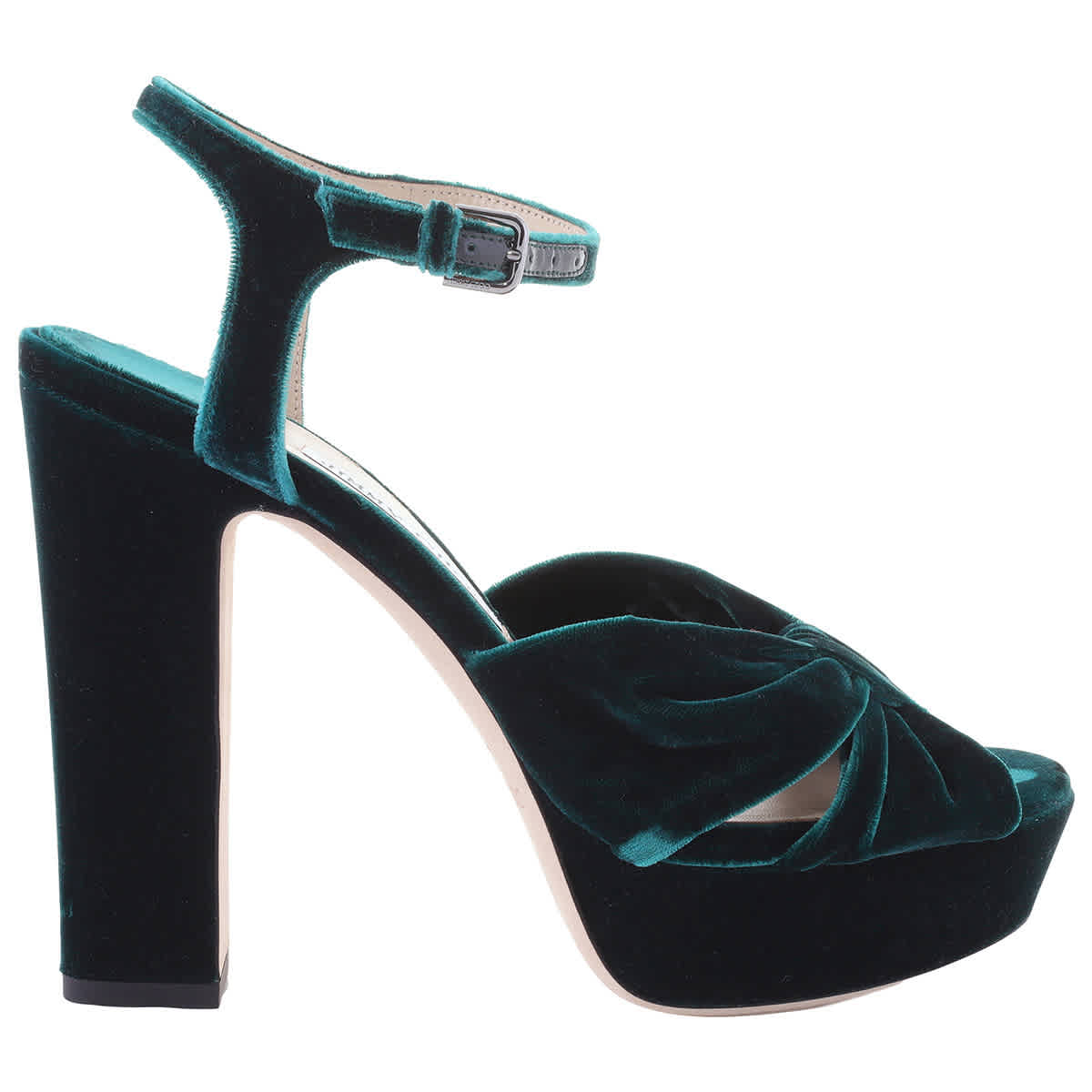 Джимми Чу Хелоиза 120 Сандалии на платформе Jimmy Choo, зеленый