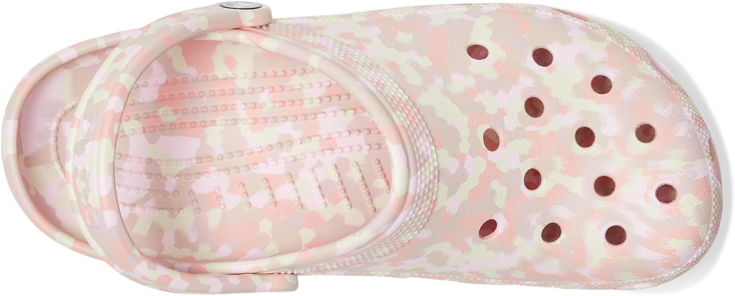 Унисекс сабо Crocs Classic с графическим принтом, розовый — фото 2