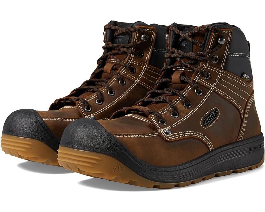 

Ботинки KEEN Utility Fort Wayne 6" WP, цвет Dark Earth/Gum