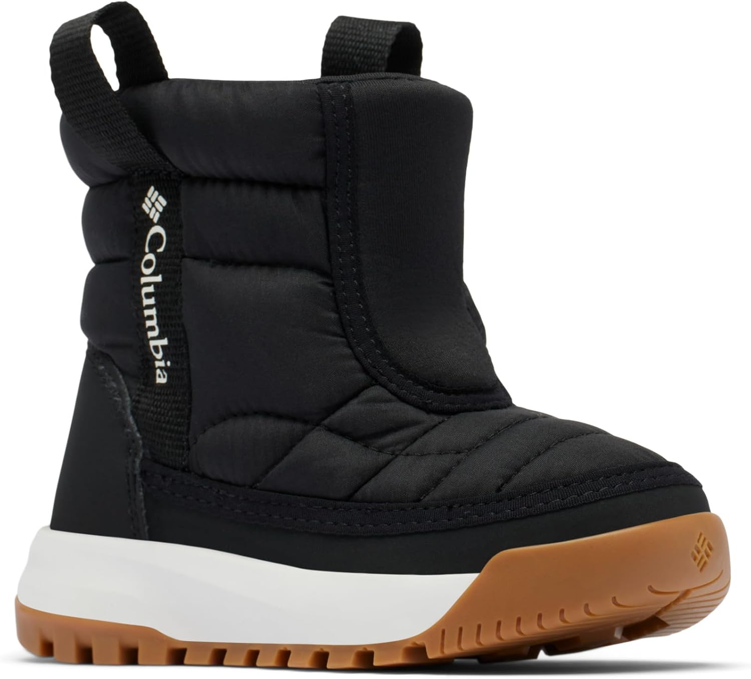 

Columbia unisex-child Snowtrot Mid, Black/Sea Salt