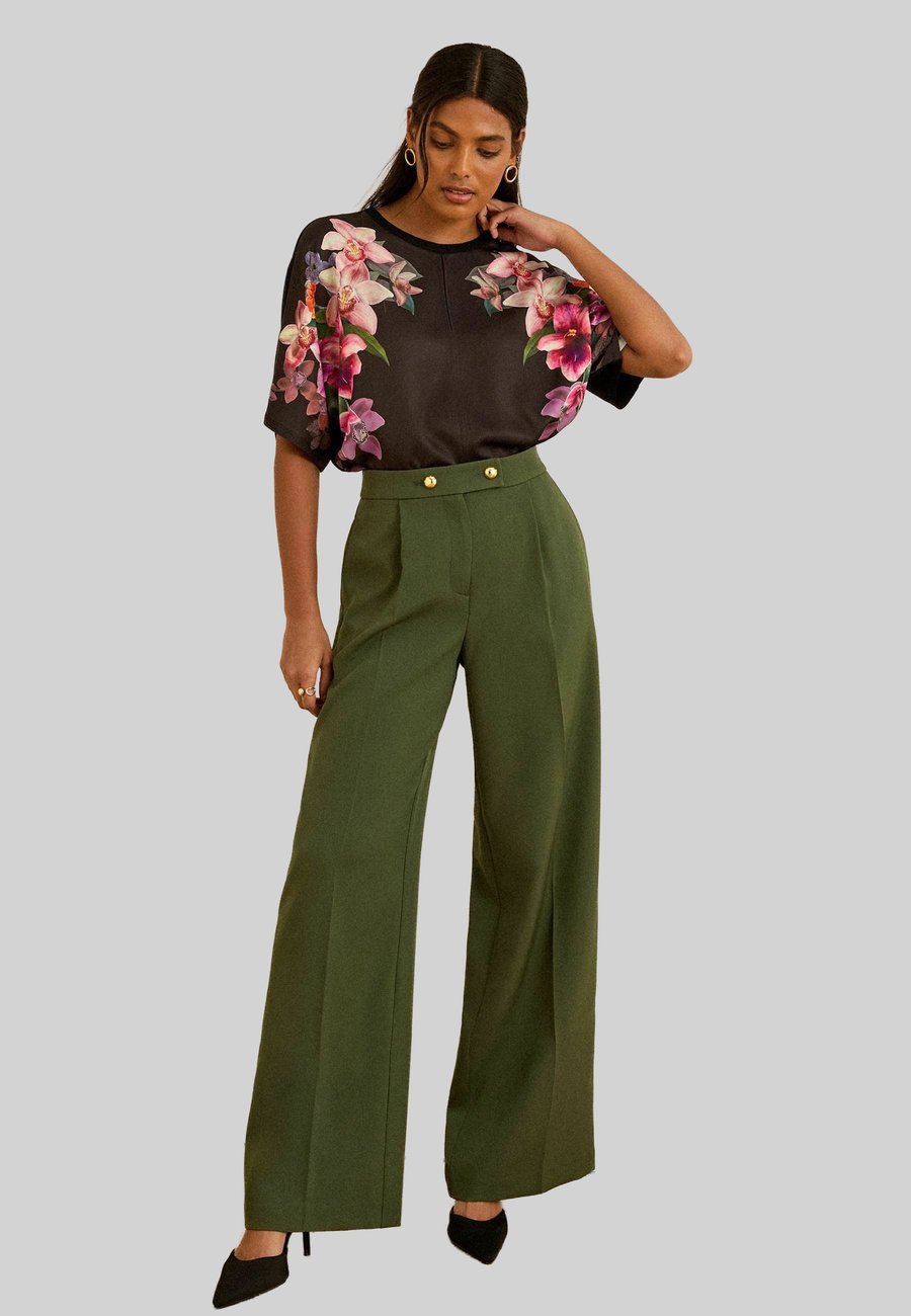 

Брюки Love & Roses WIDE BUTTON , Green