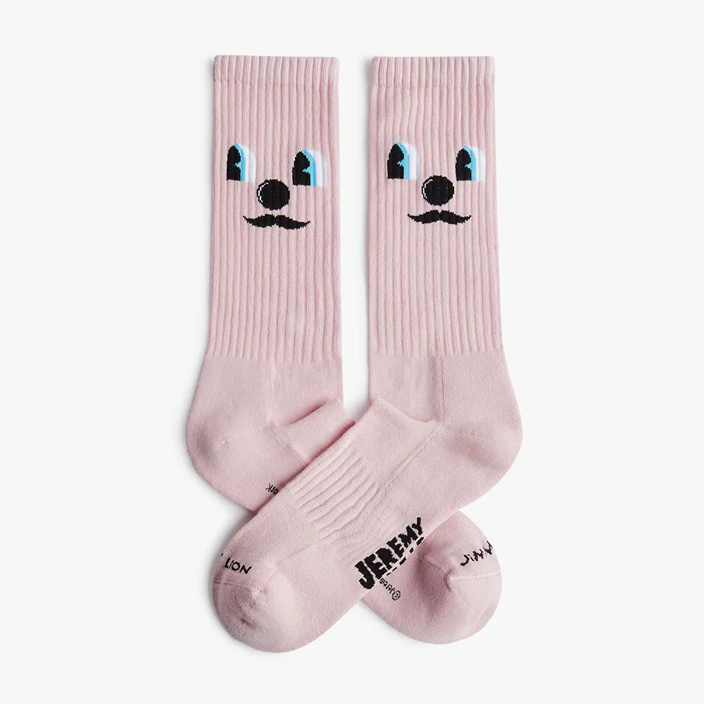 

Носки Jimmy Lion Athletic Jethro Face long, розовый