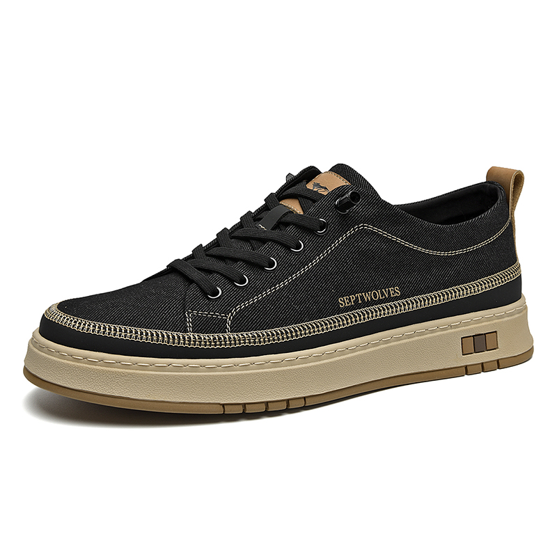 

Кроссовки Low-Top Skateboard Shoes Men's SEPTWOLVES, черный