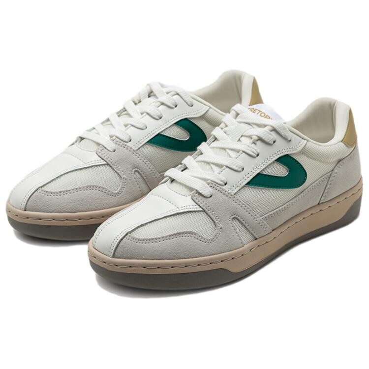 

Кроссовки TRETORN Skateboarding Shoes Unisex Low-top Beige/palm Green, зеленый