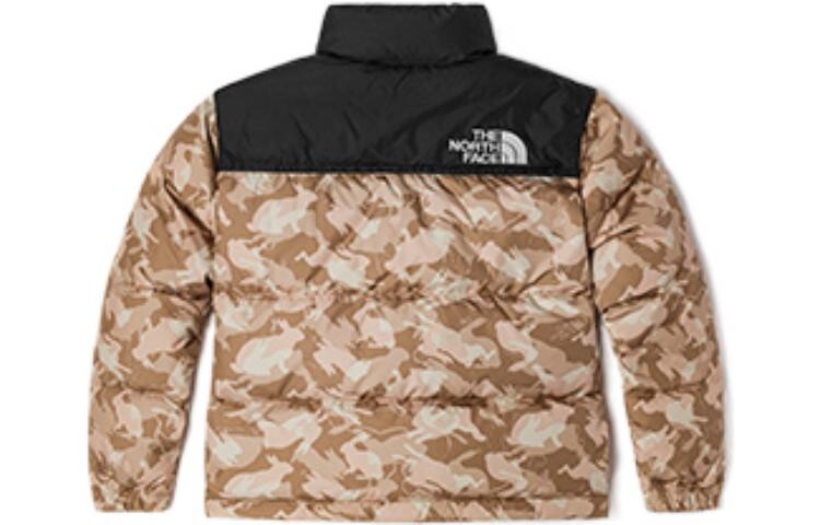 Детские пуховики/жилеты The North Face, коричневый — фото 2