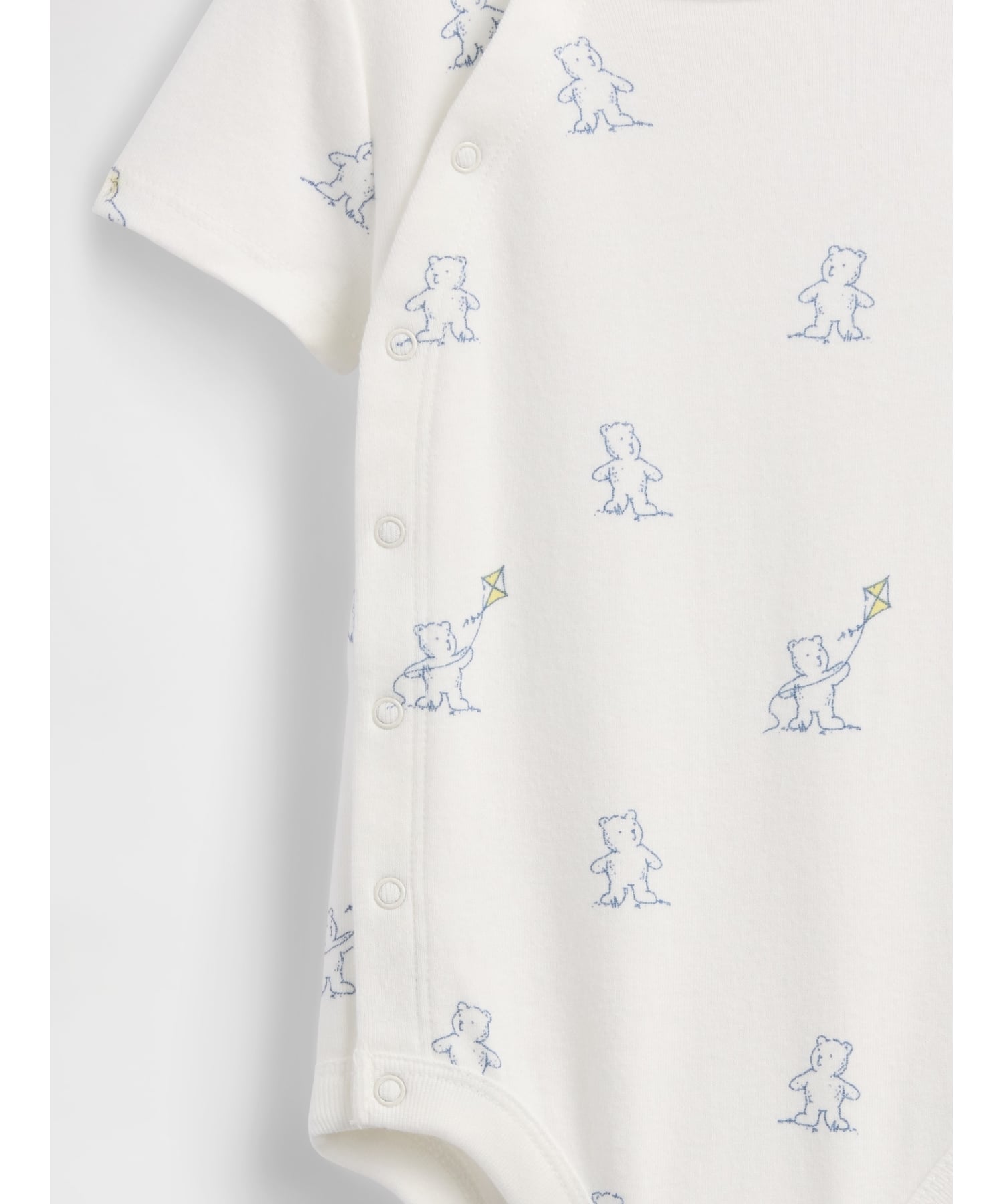 Детский боди с изображением медведя Брэннана Gap, NEW_OFF_WHITE — фото 3
