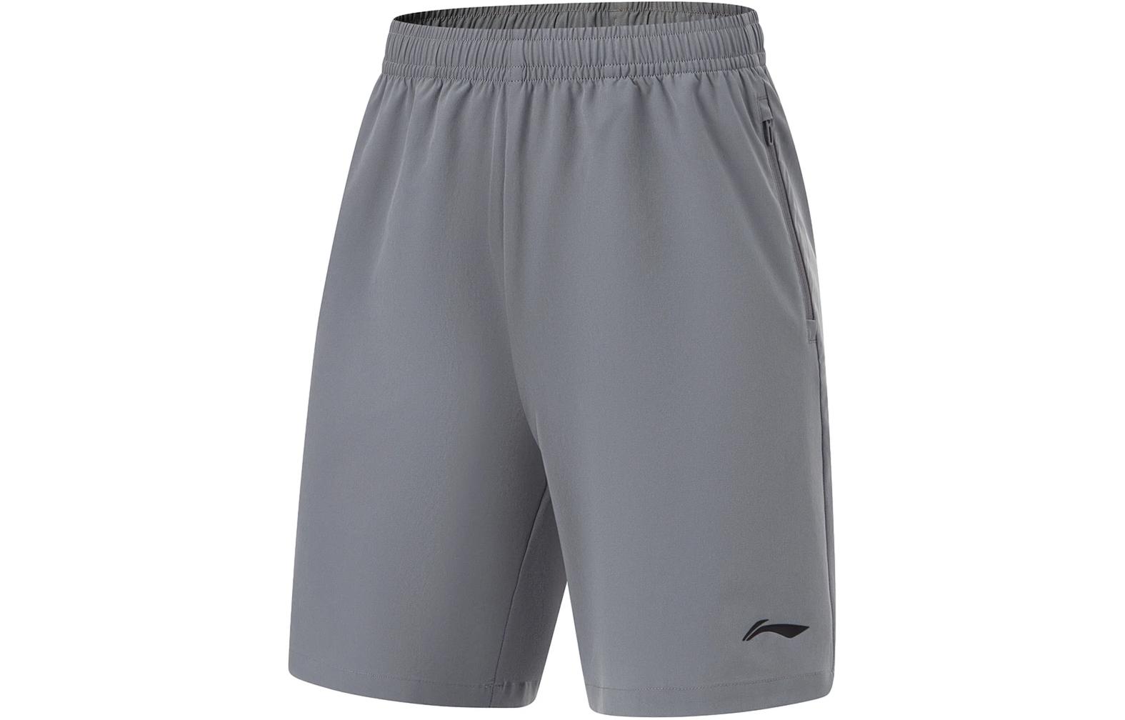 

Мужские повседневные шорты LiNing Fitness Series, цвет Shadow Gray