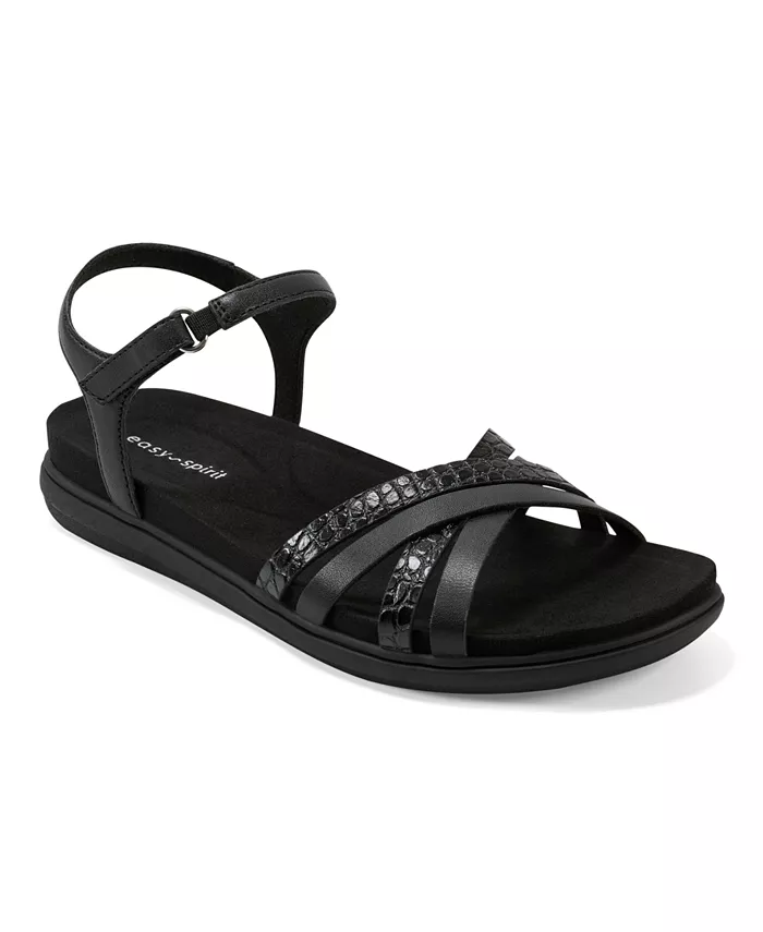 Женские сандалии Dottle на щиколотке с удобной посадкой Easy Spirit, черный