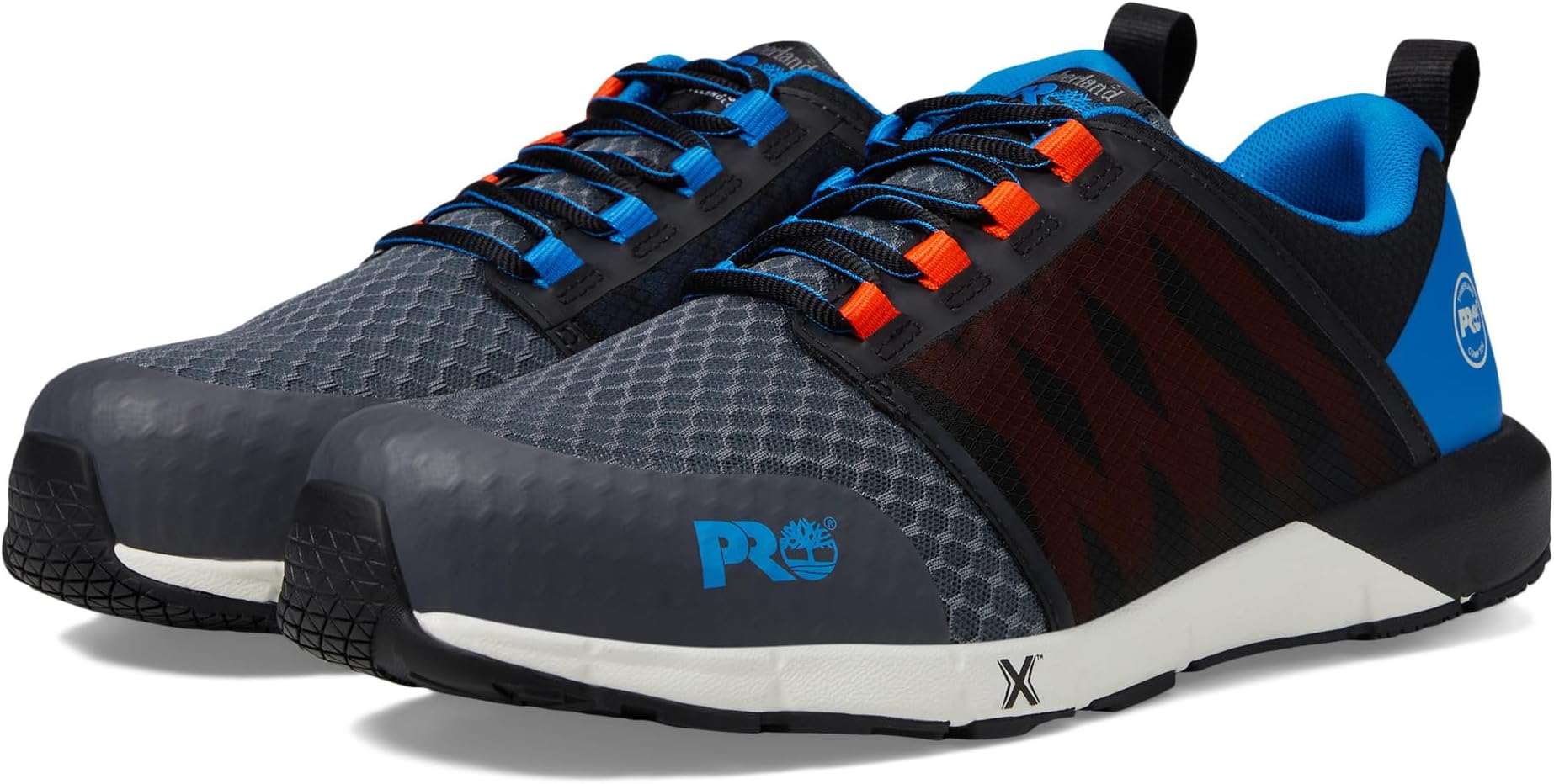 

Кроссовки Timberland PRO Radius Composite Safety Toe, цвет Grey/Black/Blue