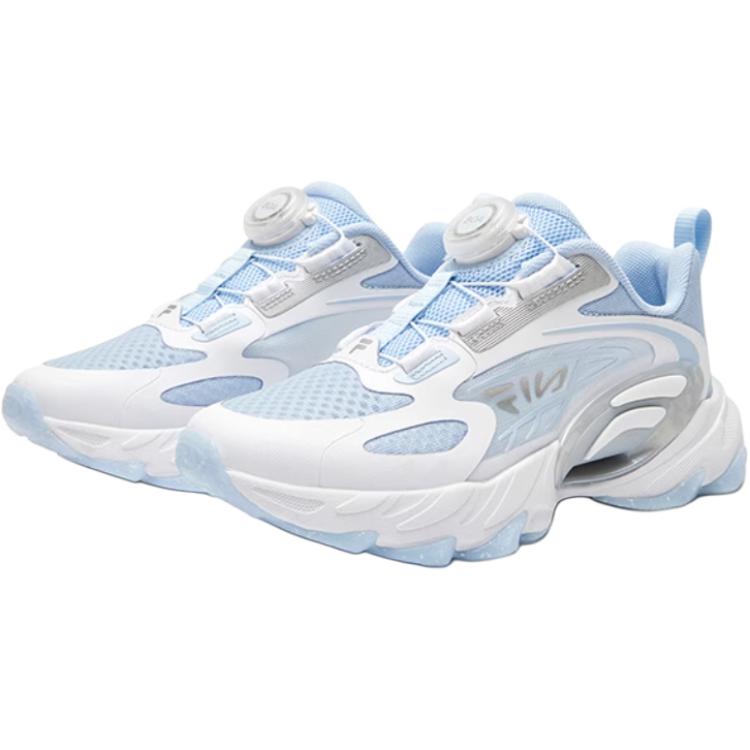FILA KIDS Детские кроссовки с низким верхом, устойчивые к скольжению, истиранию и отскоку, сине-белые — фото 3