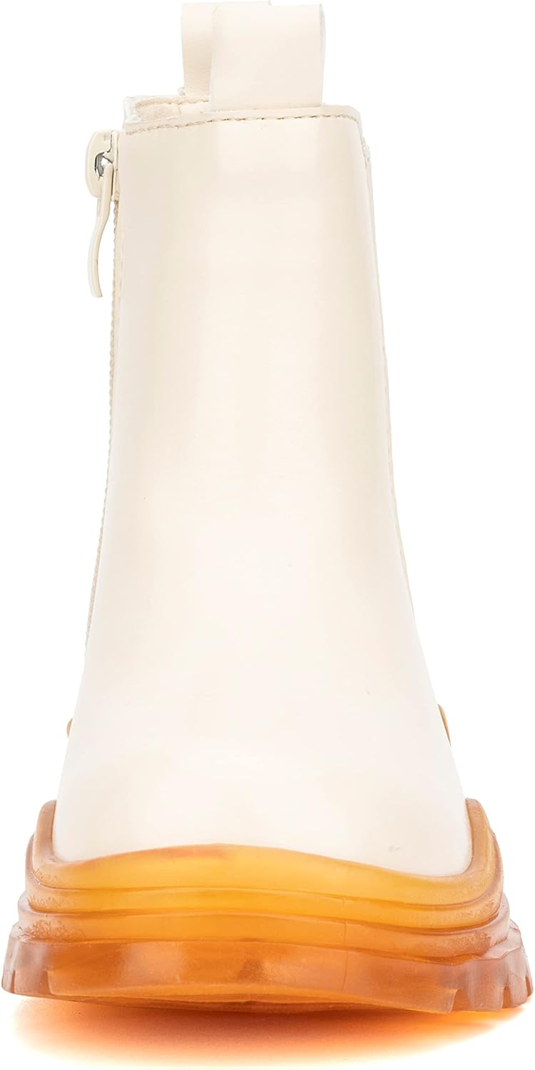 

Ботинки для девочек Olivia Miller Anne с круглым носком, подошва из термопластичной резины, Ivory Beige