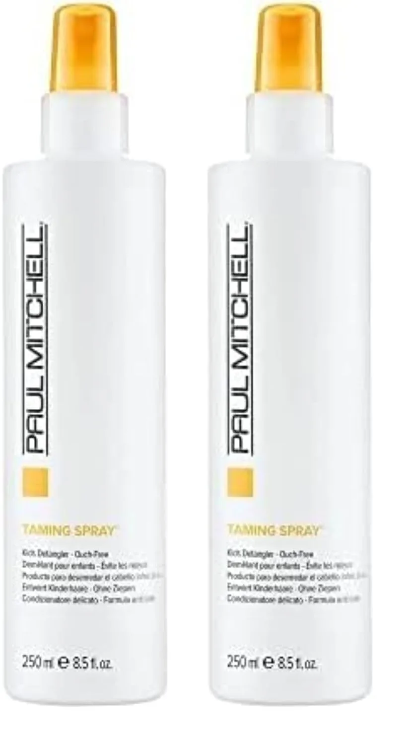 Спрей для укрощения волос Paul Mitchell, мягко распутывает волосы и уменьшает статическое электричество, подходит для детей всех возрастов. 251 мл (2 шт.)