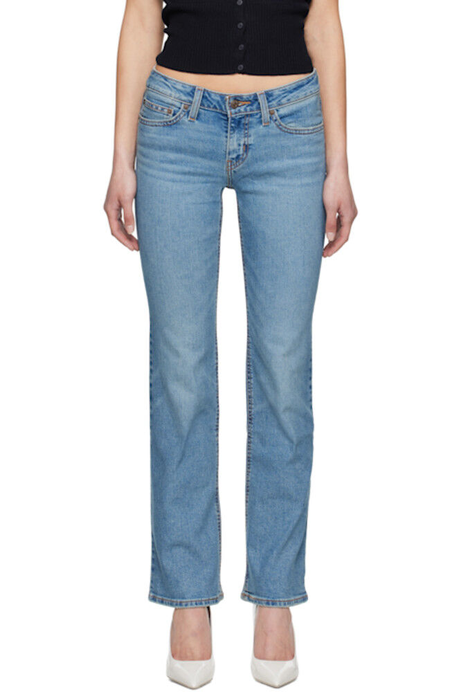 

Синие супернизкие джинсы Bootcut Levi's