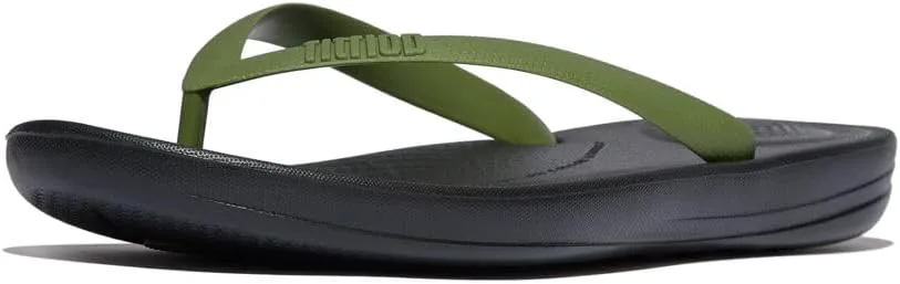Мужские эргономичные шлепанцы FitFlop Iqushion, черный — фото 4