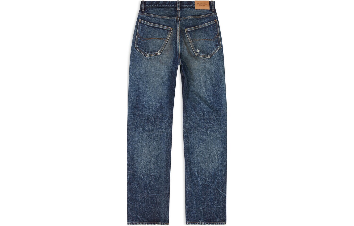 Мужские свободные джинсы Selvedge Heavy Denim Large Fit Balenciaga, синий — фото 2