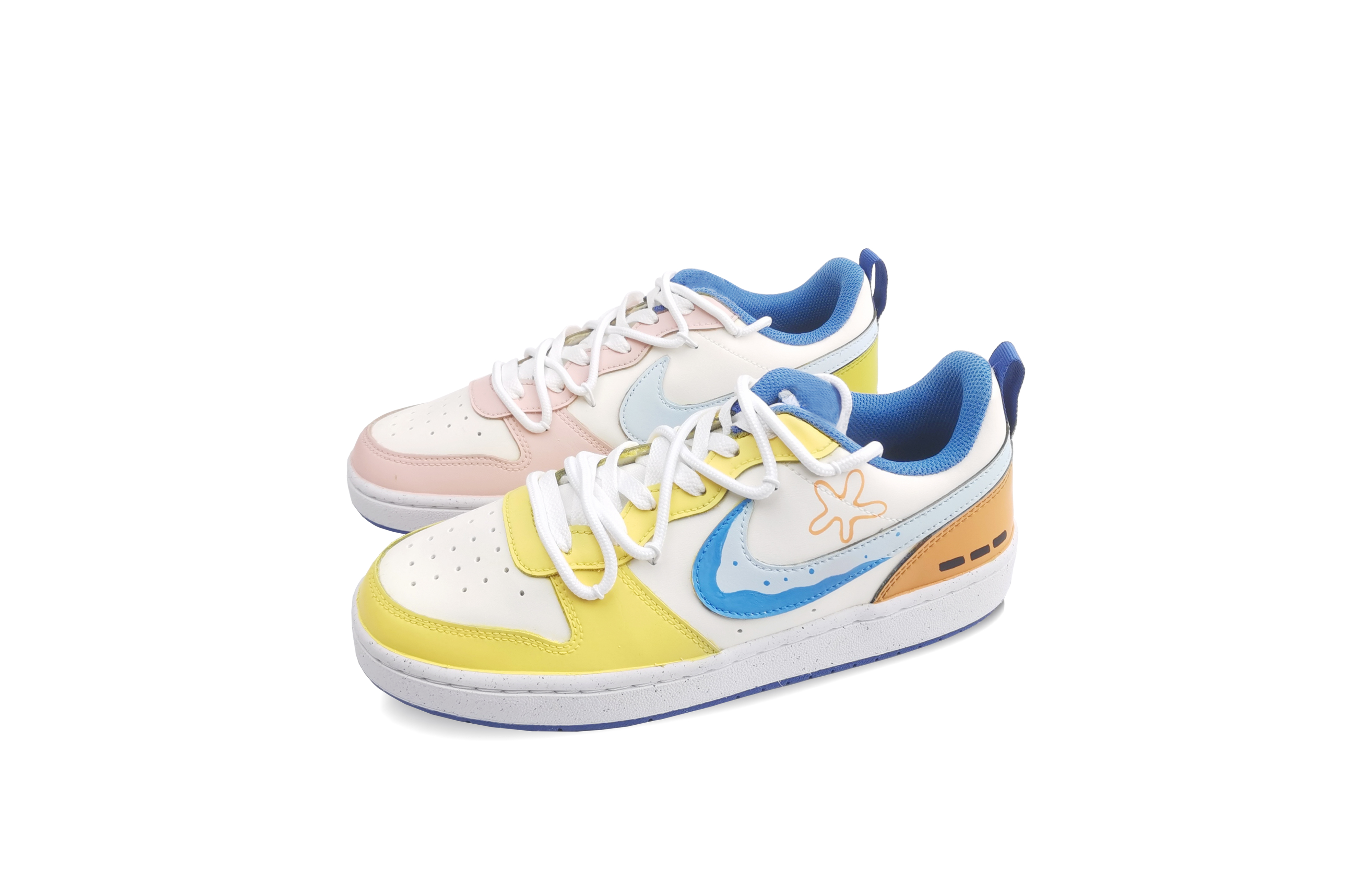

Кроссовки для скейтбординга Court Borough Bikini Party Low Top для детей и подростков Nike, синий