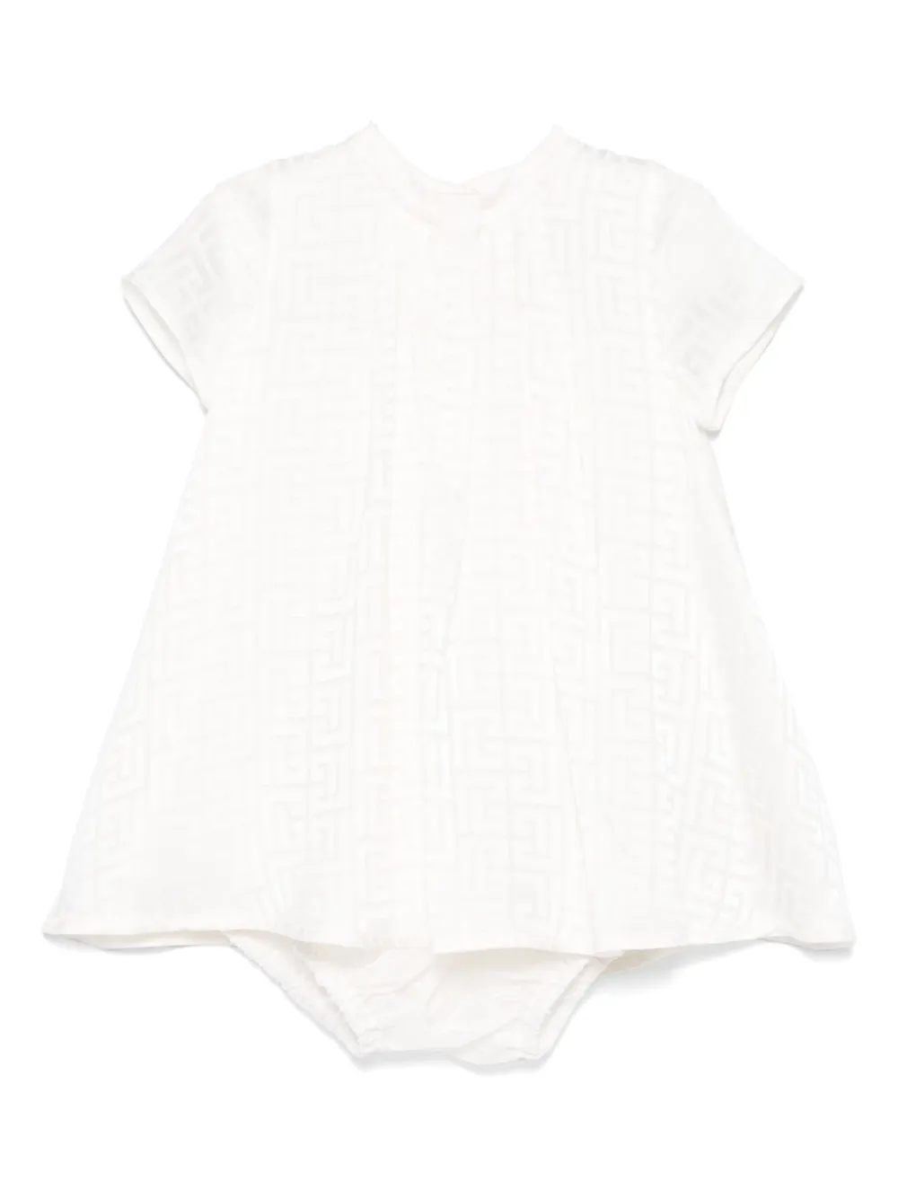 

Платье с монограммой Balmain Kids, белый