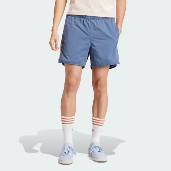 Одежда Повседневные шорты Мужские Синие Adidas Originals, синий — фото 3
