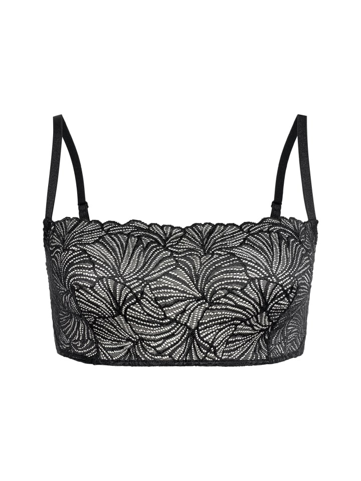

Бюстье Erlich Textil Bustier FLUID LACE BANDEAU BRALETTE, черный