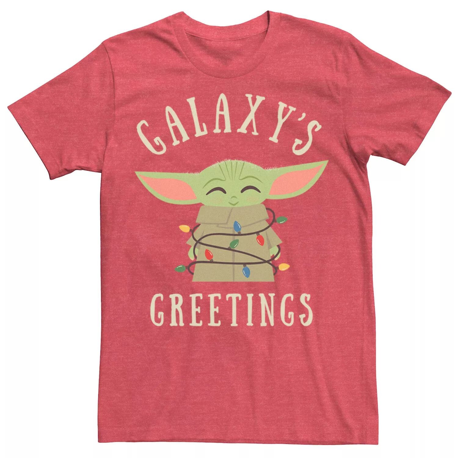

Мужская футболка Mandalorian The Child aka Baby Yoda Galaxy's Greetings Star Wars