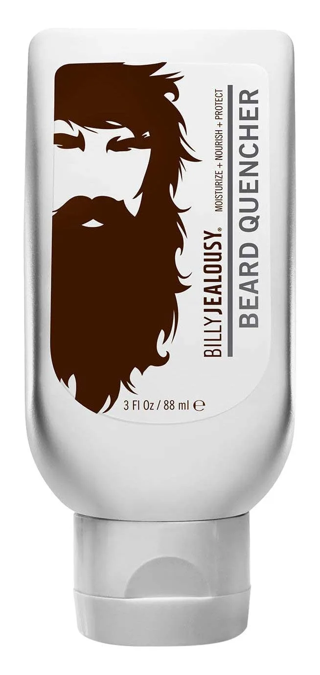 Billy Jealousy Beard Wash и Beard Quencher - шампунь и увлажнитель для бороды, увлажняет, смягчает, укрощает пушистость, придает блеск, полный набор для ежедневного ухода и кондиционирования для мужчин, green — фото 3