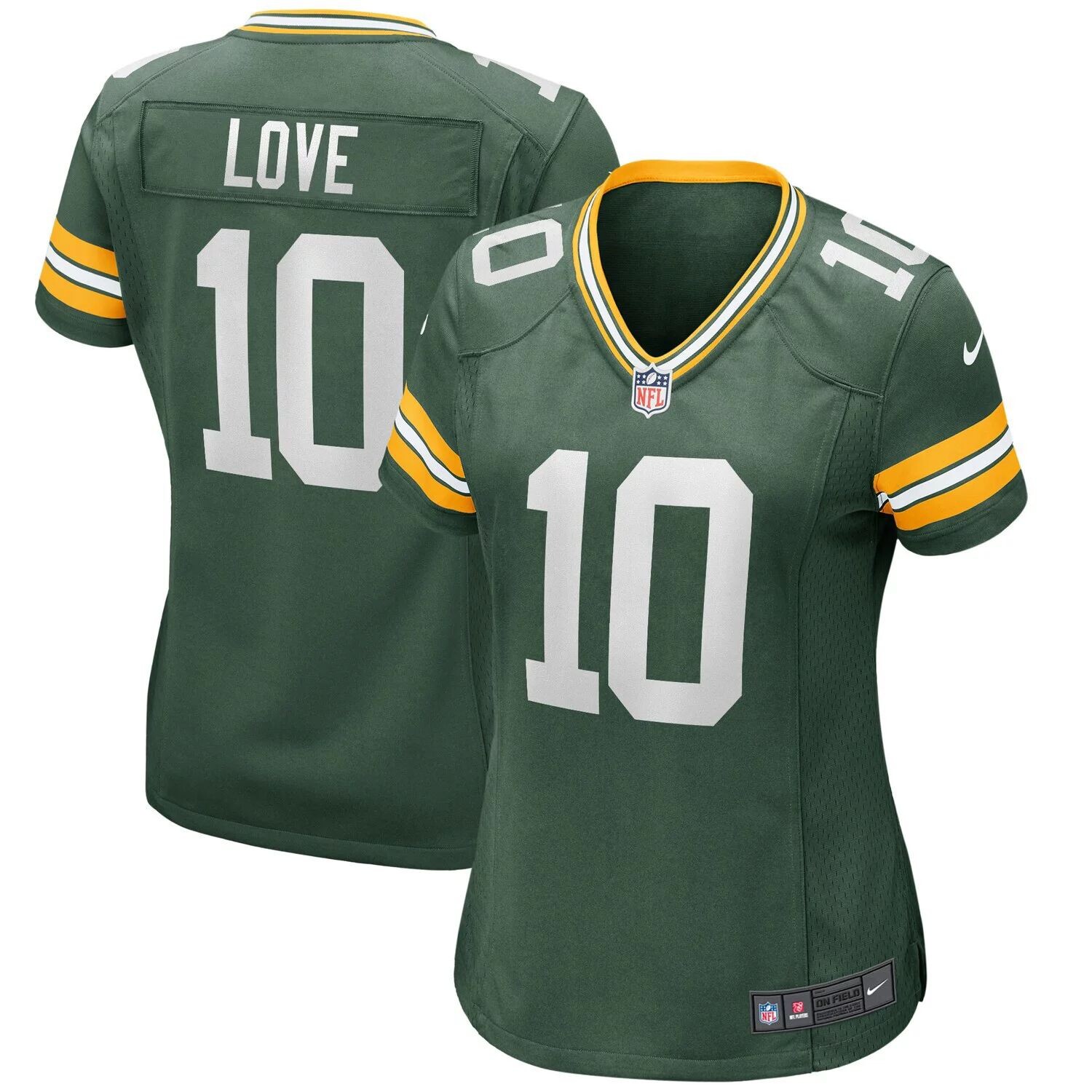 

Женское игровое джерси Nike Jordan Love Green Green Bay Packers Nike