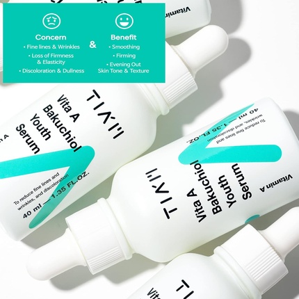 Сыворотка Tia'm — Tiam Vita A Bakuchiol Youth Serum Интенсивная укрепляющая для лица — фото 3