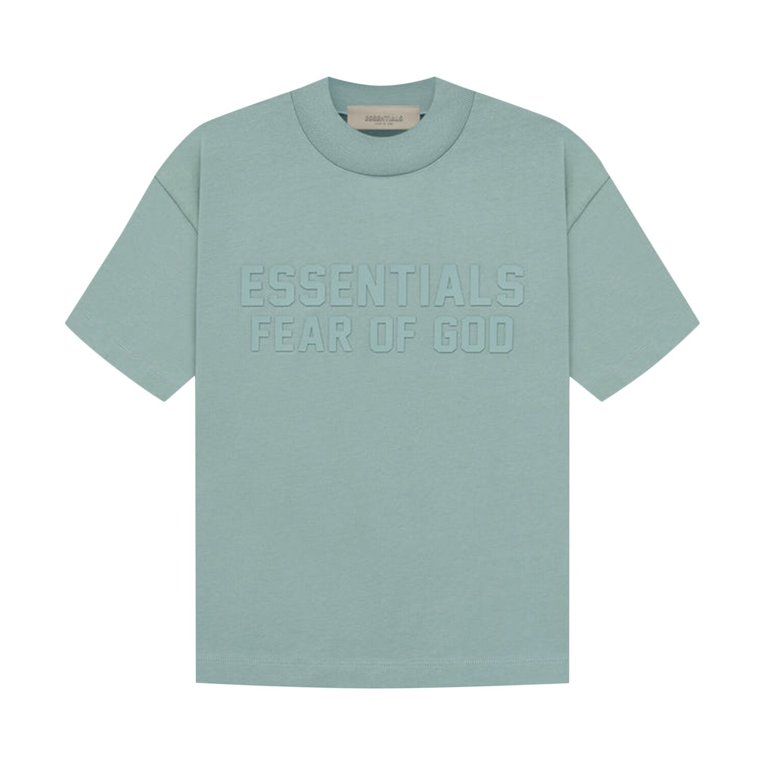 Детская футболка с короткими рукавами Fear of God Essentials, Сикамор