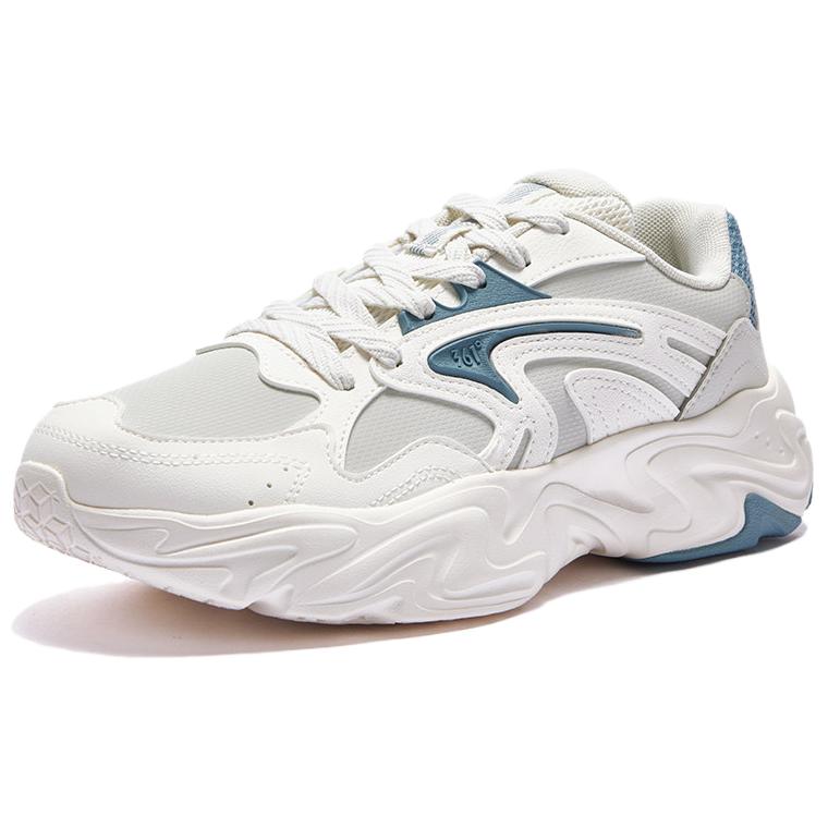 361° Slip Resistant Abrasion Resistant низкие массивные кроссовки Men's White Gray — фото 3