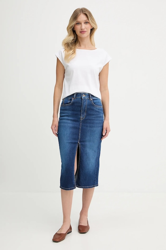 

Хлопковая футболка Pepe Jeans, белый