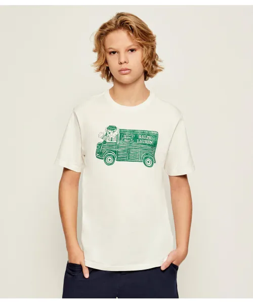 

Футболка Regular fit Polo Ralph Lauren, бежевый