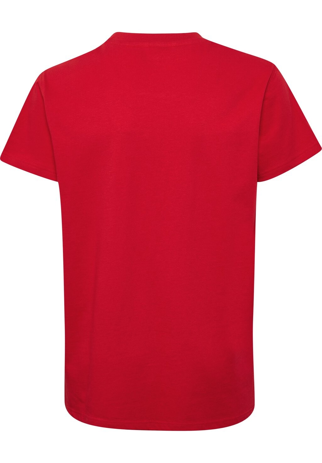 Футболка с принтом Logo Kids Unisex Hummel, цвет true red — фото 2