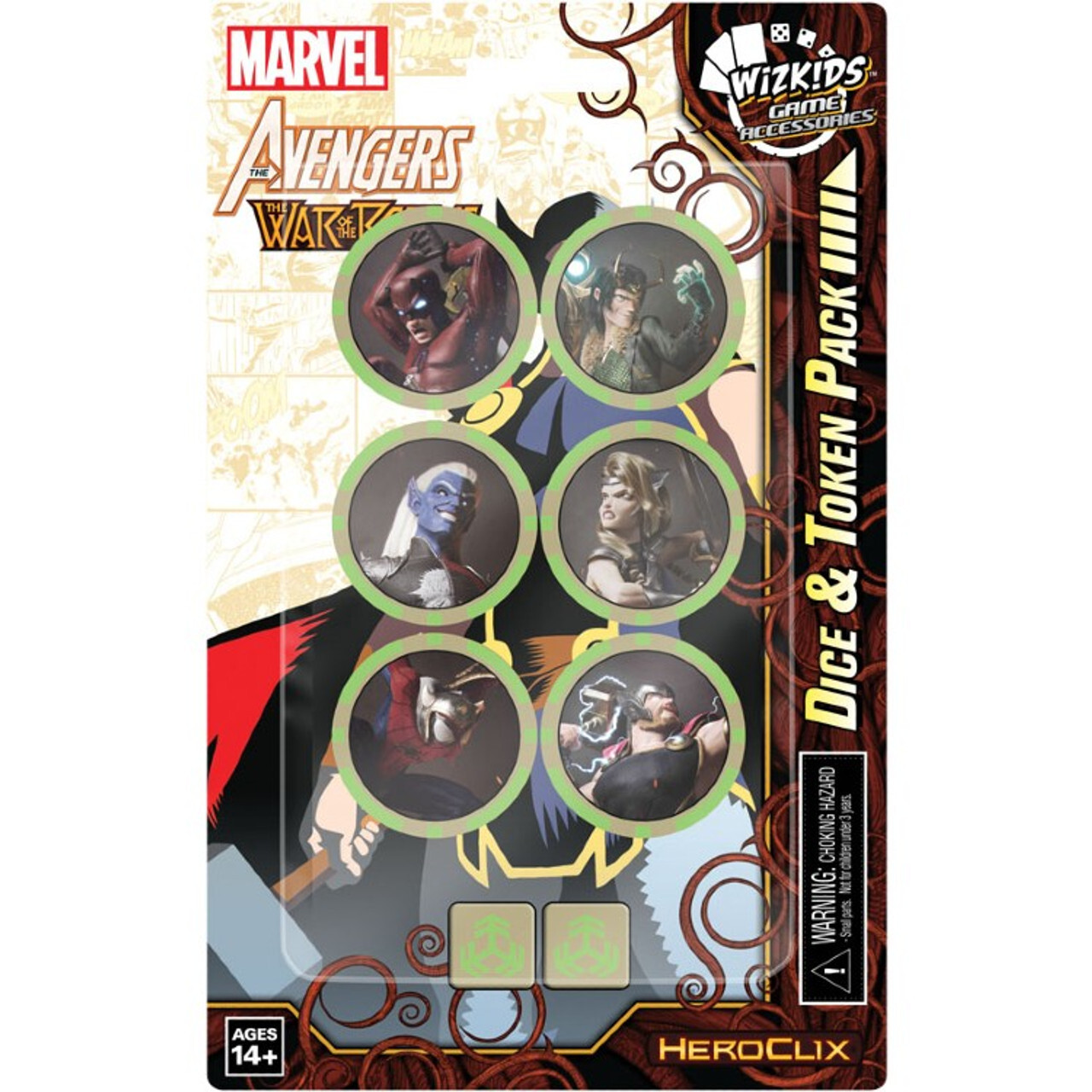 

Миниатюра Marvel HeroClix: Avengers - The War of the Realms - Dice & Token Pack