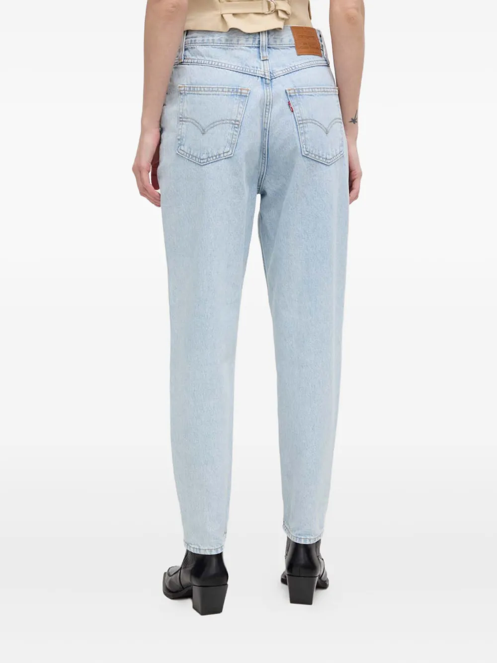 Джинсы из денима с карманами в стиле мам из 80-х Levi'S, синий — фото 3