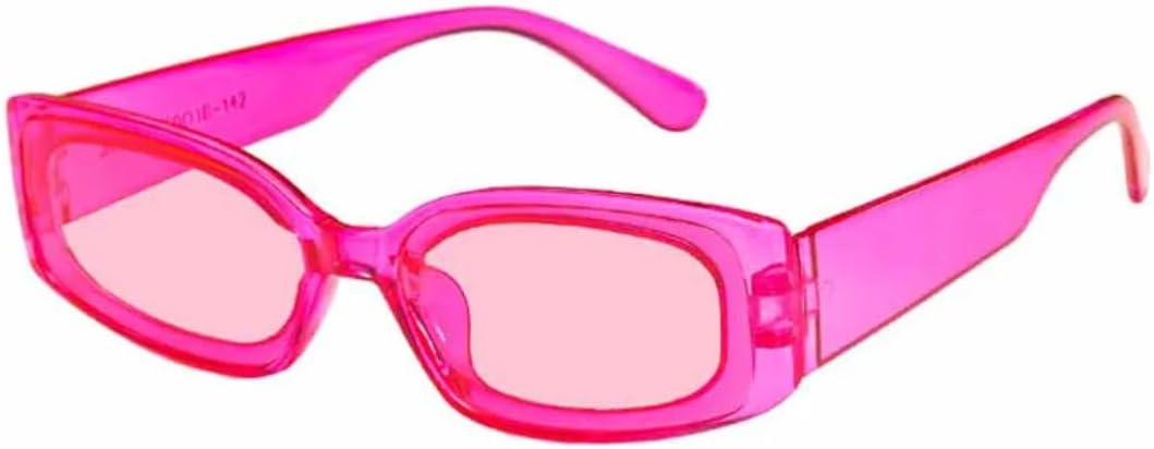 

Модные маленькие солнцезащитные очки для женщин и мужчин, стильные винтажные хип-хоп прямоугольные зеленые очки, женские очки с защитой от УФ-излучения UV400 VVTWSSW, Purple