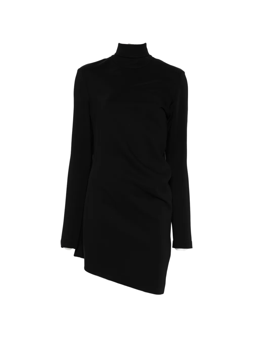 

Блузка с высоким воротником и узлом Toteme, черный